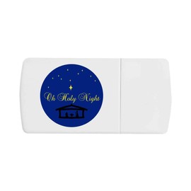 'Oh Holy Night' Pill Box with Tablet Splitter (PI00032365)