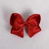 4'' Glitter Sparkly Red Hair Ribbon Bow Hair Clips Bowknot