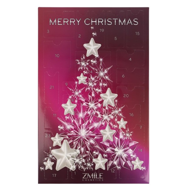 ZMILE COSMETICS Advent Calendar 24 Doors 'Crystal Christmas Tree' Vegan Cosmetics