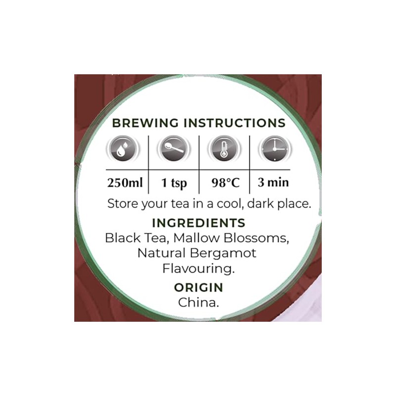 The Exotic Teapot - Supreme Earl Grey Blue Flower, 150g