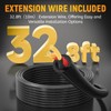 YONEDA Rock Lights for Trucks(12 Pods White with 11yd Wire)