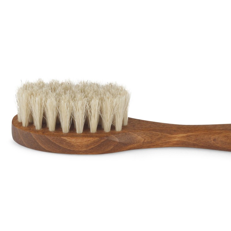 Langer & Messmer Shoe Brush Made Of Clear Horse Hair