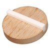 Guitar Resonator Biscuit Replacement Maple Wood Biscuit with Ox Bone
