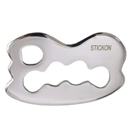 Medical Grade Stainless Steel Gua Sha Scraping Massage Tool IASTM tools for Soft Tissue Therapy and Reduce Back, Legs, Arms,Neck,Shoulder Muscle Pain (Palm Shape)