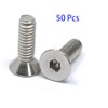 iexcell 50 Pcs 1/4-20 x 3/4" Stainless Steel 304 Hex