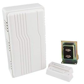 Edwards Signaling C212-W Builders Chime Complete Installation Kit with 2 Non-Illuminated Pushbuttons, White