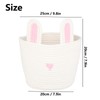 Storage Basket Rugged Lovely Small Bunny Attractive Decorative Home Furnishing