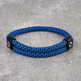 Pulsera ajustable para hombre hecha de cuerda impermeable duradera | Accesorio elegante para hombres | 10 colores | Se adapta a cualquier tamaño de muñeca, Una talla, Acero inoxidable cuerda paracord Acero inoxidable