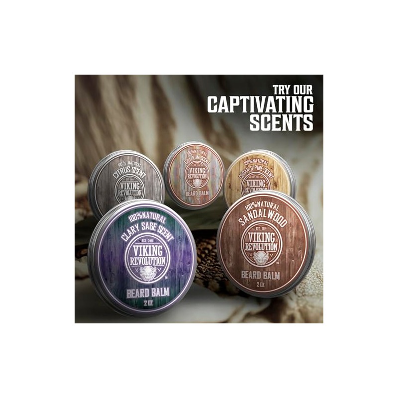 Viking Revolution - Bálsamo para barba con aroma a salvia