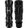 Blitz Dipped Foam Shin & Instep Guards - Black -