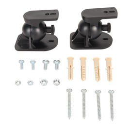2Pcs Speaker Wall Mounts Space Saving Easy Installation Flexible Stable Speaker Wall Mount Bracket for Home