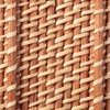 MUJI 37525702 Overlapping Rattan Rectangular Box, Half, Shallow, Width 10.2