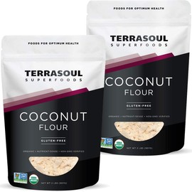 Terrasoul Superfoods Terrasoul Superfoods Organic Coconut Flour, 4 Lbs - Gluten-Free | Unrefined | Fine Texture | Premium Quality