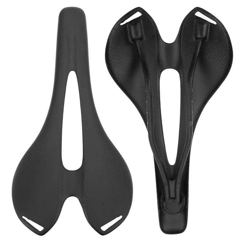 Bike Seat Cushion 3K Saddle Seat Hollow Breathable Full Carbon