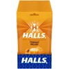 Halls Throat Relief Honey Cough Drops, 12 Bags of 30