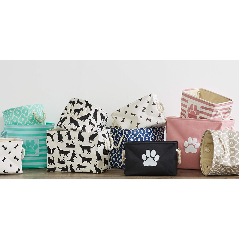 Bone Dry 6192 Pet Storage Collection Lattice Paw Print, Medium