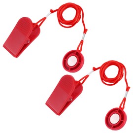 2pcs Treadmill Magnet Safety Key Universal, Magnetic Safety Switch Round Treadmill Replacement Key for Most Treadmills Running Machines Emergency Stop
