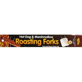 Campfire Hot Dog & Marshmallow Roasting Forks Sticks 8 Pack
