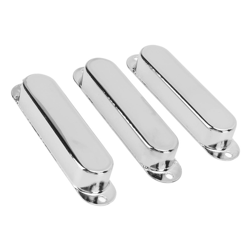 3Pcs Electric Guitar Single Coil Pickup Cover Copper Instrument Accessory