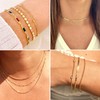 16.5FT Gold Dot Chains Roll, 2MM 18K Gold Plated Brass