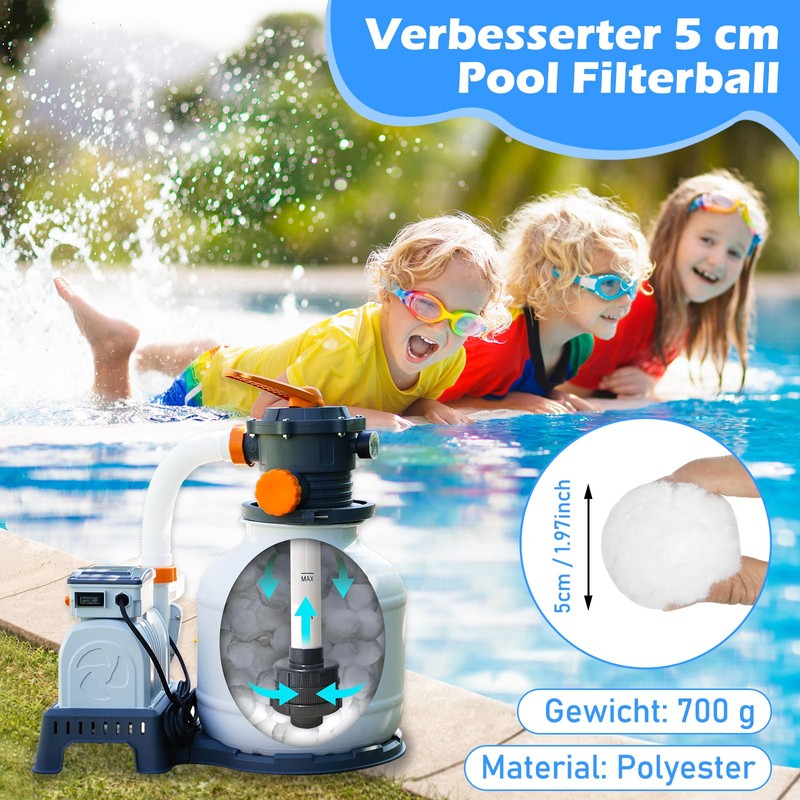 Flow fire Filter Balls Pool Filter Balls for Pool Pump