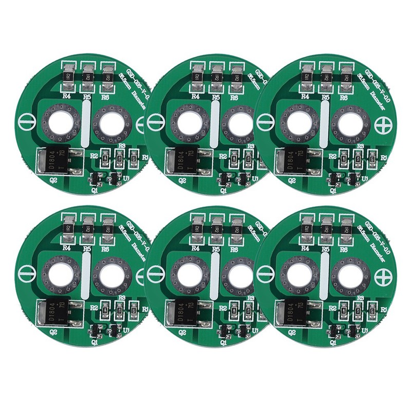 6Pcs/Set Super Farad Capacitor 2.5V With Protection Board Module Limit