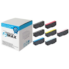 SuppliesMAX Remanufactured Replacement for Expression Photo XP-55/750/760/850/860/950/960/970 High Yield Inkjet Combo Pack (2-BK/1-C/M/Y/LC/LM) (NO. 277XL) (T277120-2B1CS)