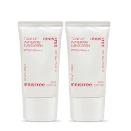 Innisfree Tone-Up Watering Sunscreen 60ml x 2 / 이니스프리 톤업 워터링 선스크린 60ml 2개