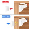 Lectorias 10 Piece Sets Drawer Locks Baby, Cupboard Locks, Child