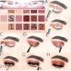 Paleta De Sombras Nude 18 Tonos Maquillaje Incluye Espejo Color