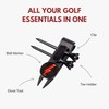 The Byrd Divot Clyp Golf Multitool - Divot Tool &