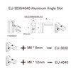Pack of 10 T-Nut Inner Angle Connector Corner Angle T