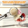 3 Piezas Cuchara para Helado, Acero Inoxidable Apto para Uso