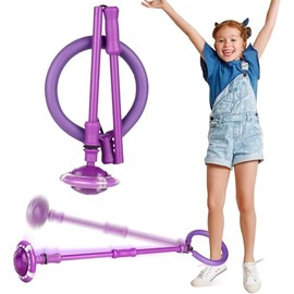 Bola de Tobillo para Niños, Plegable Portátil, Colorida Rueda Intermitente, Ankle Skip Ball for Kids, Juguetes Exteriores para Niños, Regalo para Niña