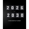 2026-2030 Five Year Monthly Planner: 60 Months Schedule Organizer with
