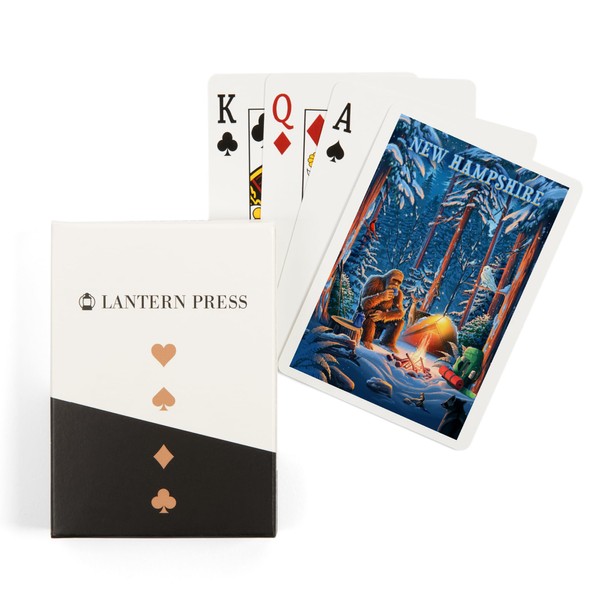 Lantern Press New Hampshire, Find Your Inner Squatch, Camping Bigfoot