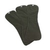 Leak Master Charcoal Fleece Adult Diaper Inserts/Bosters - 3 Pack