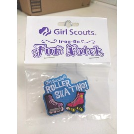 Girl Scout Patch - Roller Skating Iron On