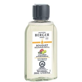 MAISON BERGER - Citrus Breeze - Air Freshener - Fragrance Refill for Reed Sticks and Ceramic Diffuser - 6.76 Fluid Ounces - 200 Milliliters