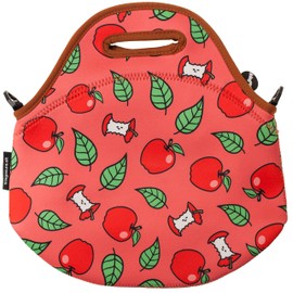 Fringoo® Kids Lunch Bag Neoprene Thermal Insulated Zipped Pocket Shoulder Strap Nursery School Cooler Bag (Hedgehog)