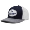 Surf Monkey Trucker Hat Heather Curved Visor Adjustable Snapback Cap