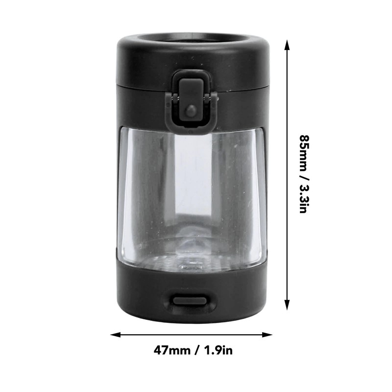 Magnifying Jar Portable Rechargeable Keep Humidity Mini Air Tight Storage