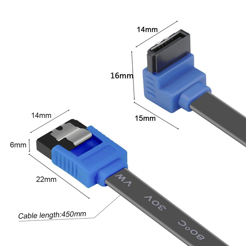 BENFEI SATA Cable III, 3 Pack SATA Cable III 6Gbps