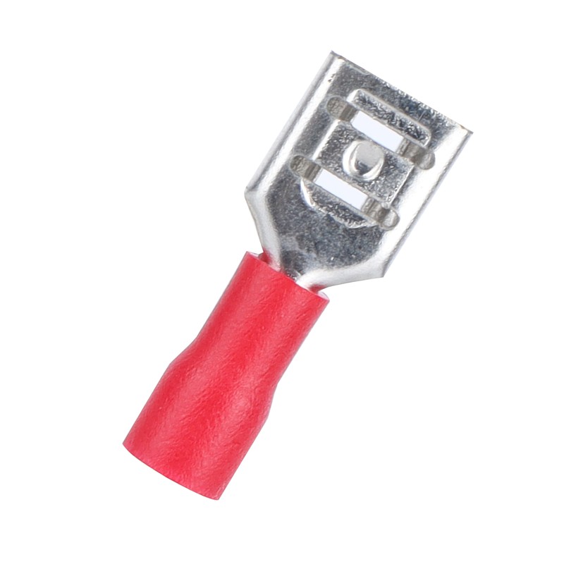 Insulated Spade Wire Connector FDD1.25‑250 Female Sturdy Durable Stable Convenient