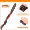 HARFINGTON Rubber Weather Stripping Door Seal Strips, 33 Feet D-Shaped