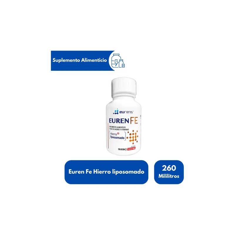 Euren Fe Hierro Liposomado Suplemento Alimenticio 260 Ml