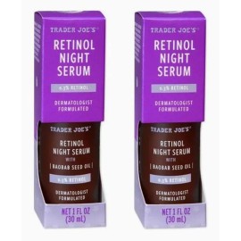 트레이더조 레티놀 나이트 세럼 30mL 2개 RETINOL NIGHT SERUM Trader Joe's Retinol Night Serum 30mL 2 Pack