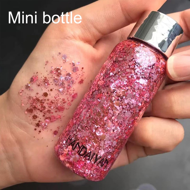 Body Glitter Gel Liquid Glitter Festival Glitter Chunky Glitter Long