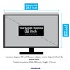 VizoBlueX 31.5 to 32 inch Universal Blue Light Screen Protector