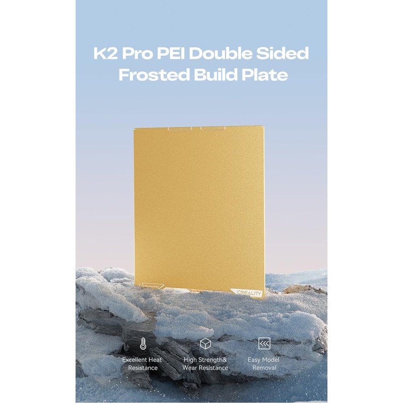 Creality K2 Pro PEI Double Sided Frosted Build Plate 310